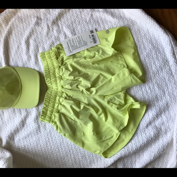 NWT Lululemon Track that shorts Fast Free Run hat - Picture 2 of 14